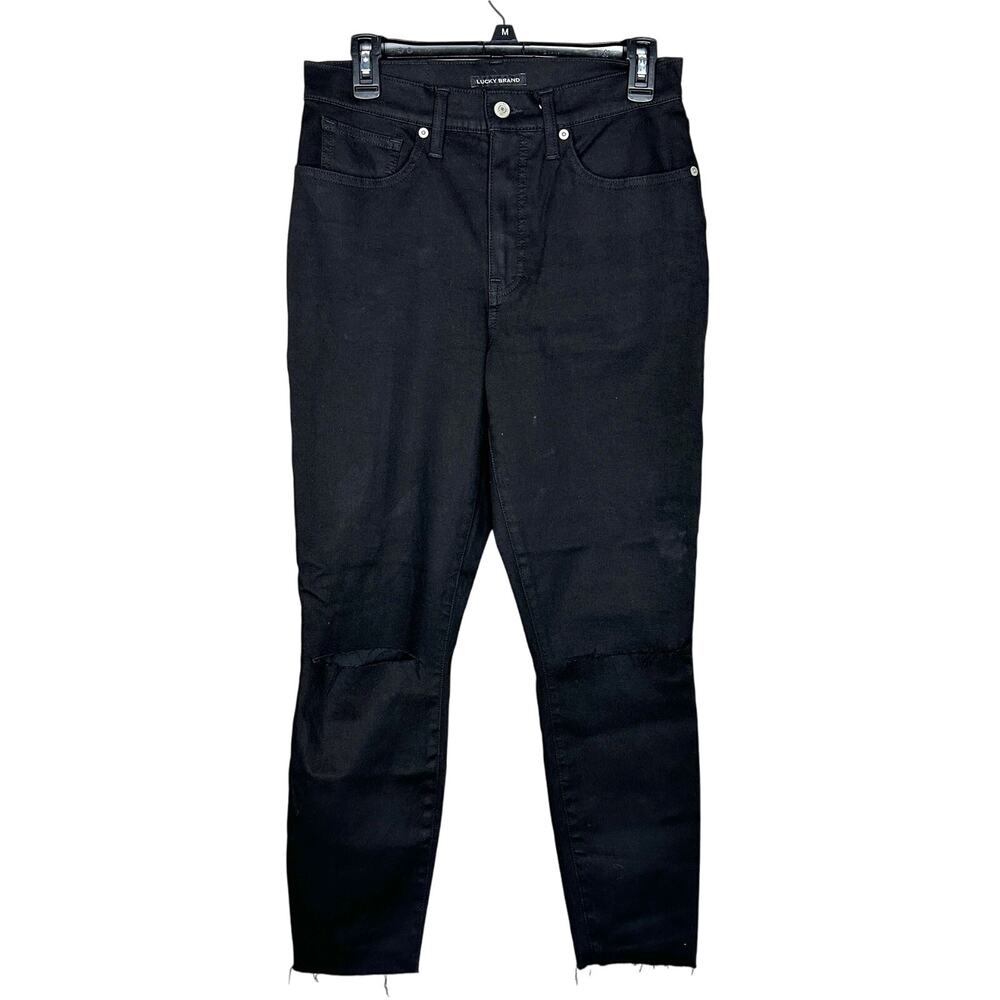 Lucky Brand Black Straight Leg Jeans